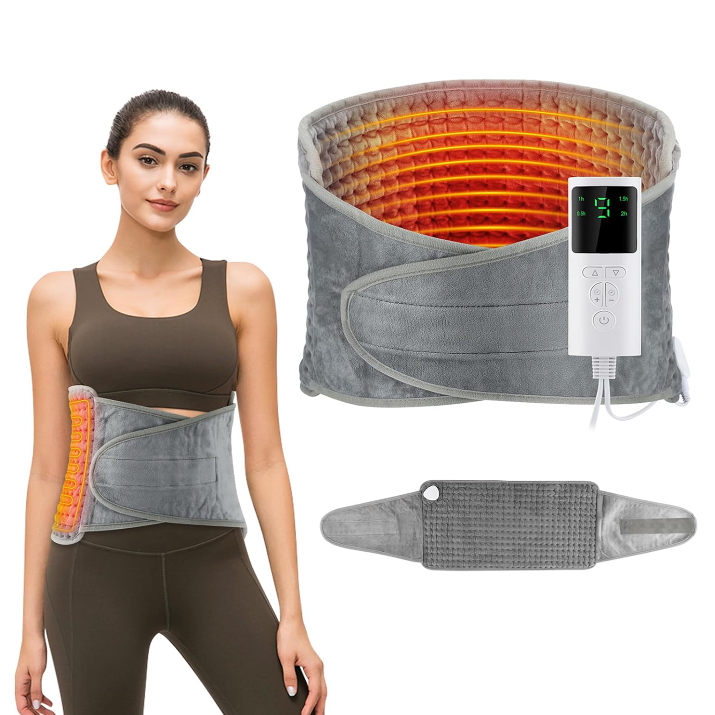 Ceinture chauffante lombaire – Détente et préparation musculaire