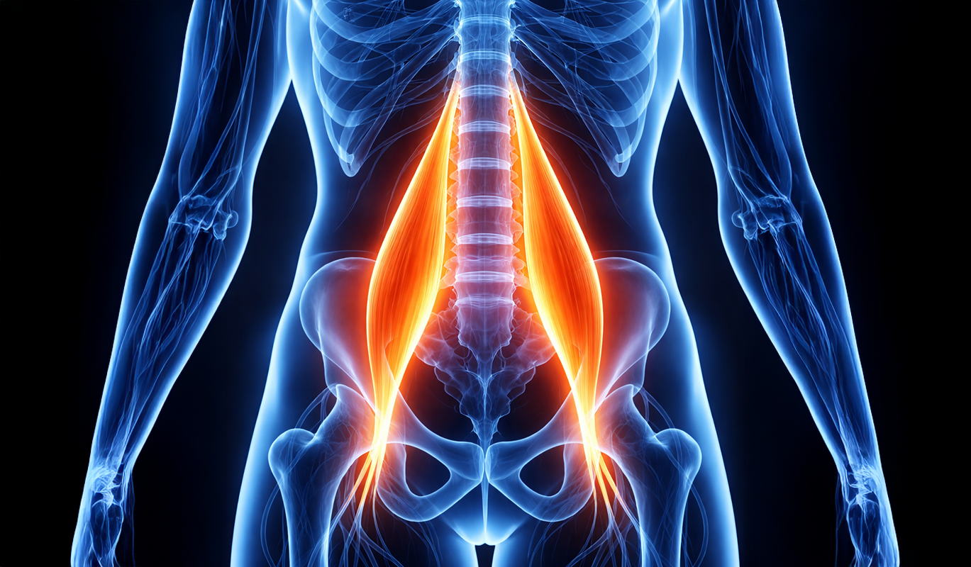 Le psoas : rôle, douleurs, émotions, exercices et solutions durables