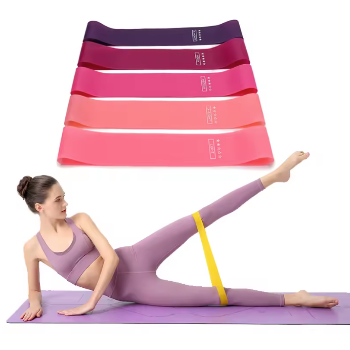 Lot de 5 élastiques de musculation 5 niveaux de force Shape Reset