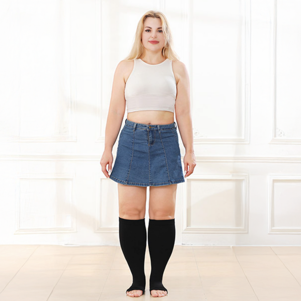 Bas de contention à bouts ouvert (Niveau 2)