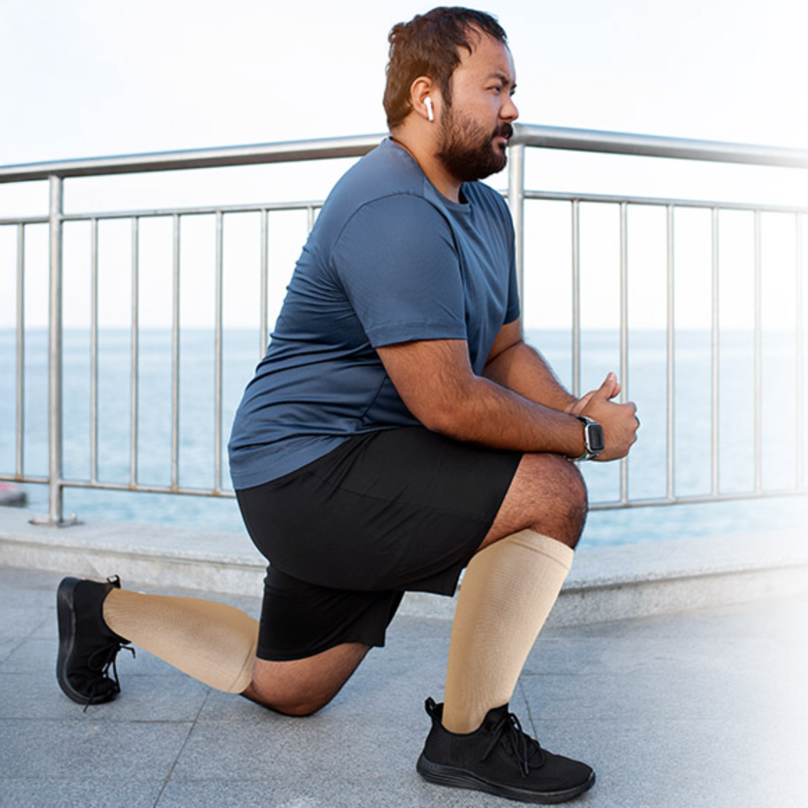 Bas de contention à bouts ouvert (Niveau 2)