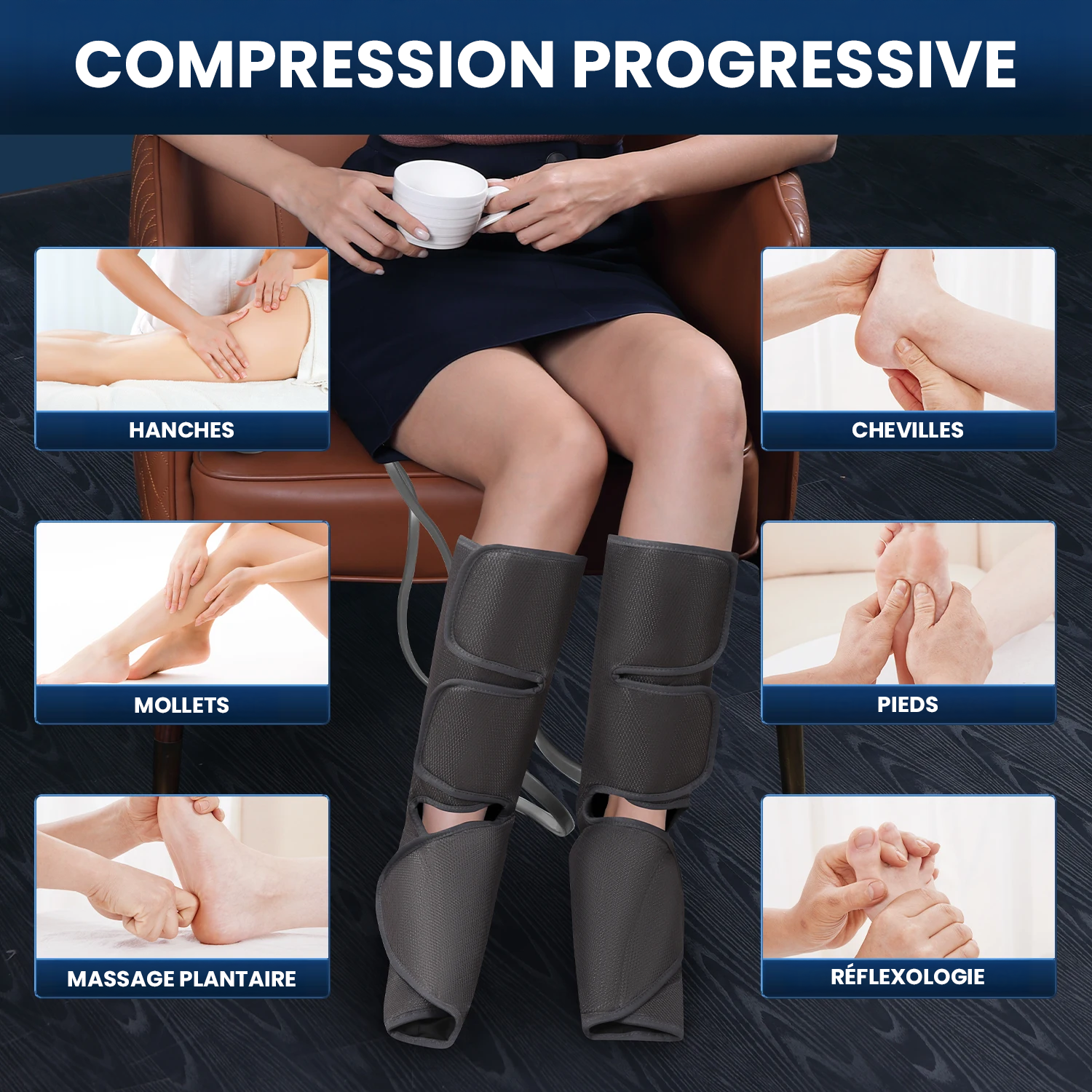 Bottes de pressothérapie Fit Confort