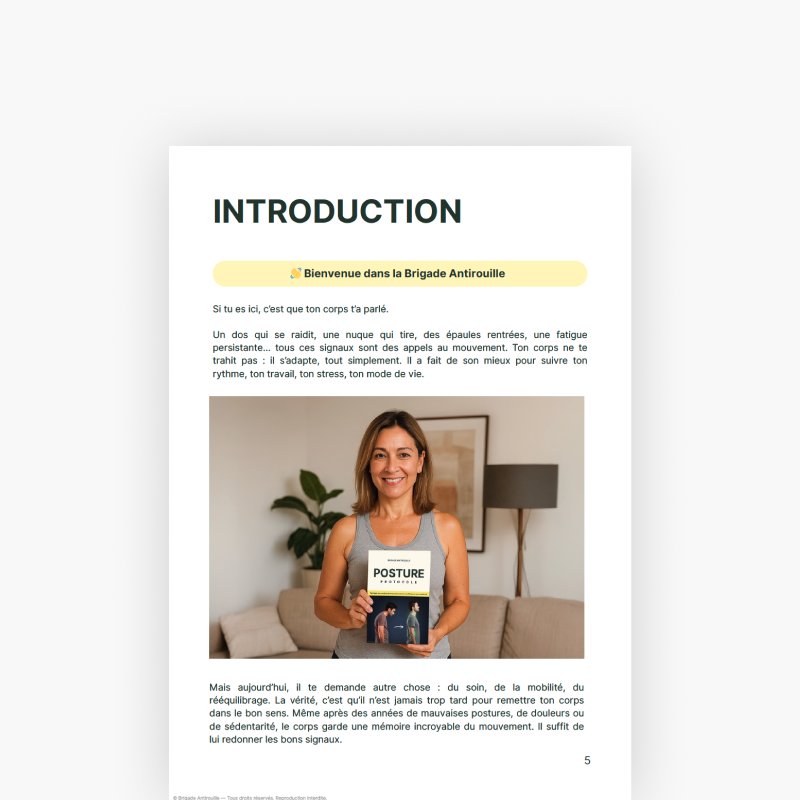 Posture Protocole – 30 jours pour rattraper des années de mauvaise posture