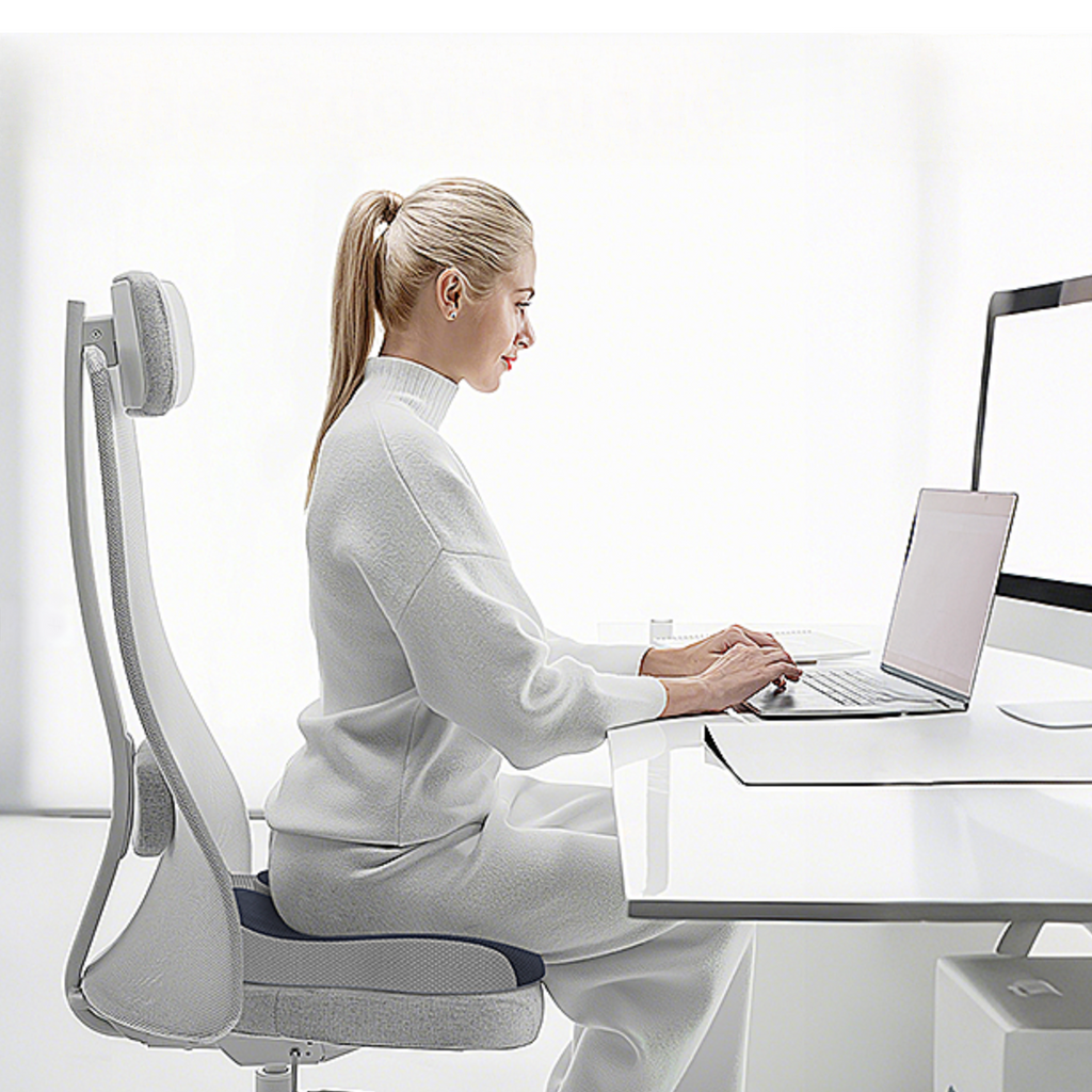 Coussin ergonomique avec mousse à mémoire de forme