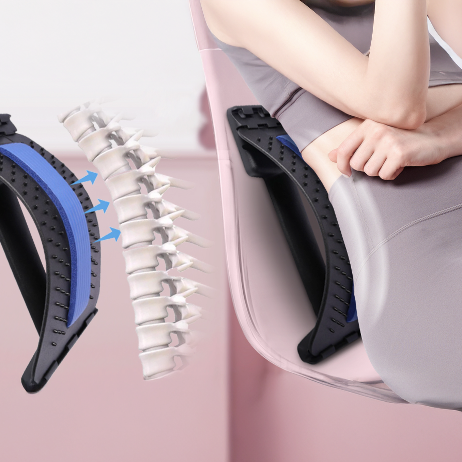 Planche de relaxation et d'étirement dorsal