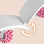 Rouleau de massage anti-cellulite musculaire pour les jambes à 12 roues