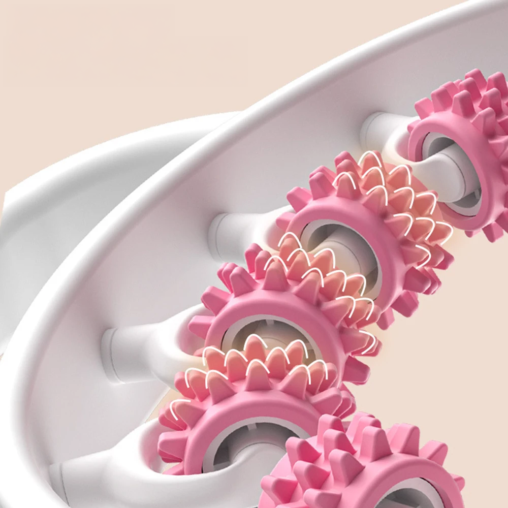 Rouleau de massage anti-cellulite musculaire pour les jambes à 12 roues - visuel 2