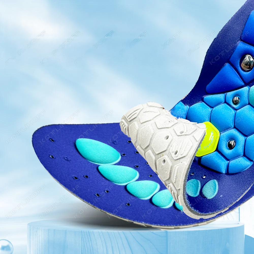 Semelles acupression magnétique de soutien voûte plantaire