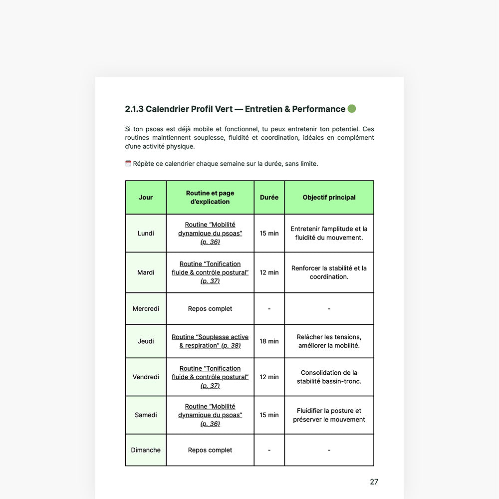 E-Book Psoas Protocole